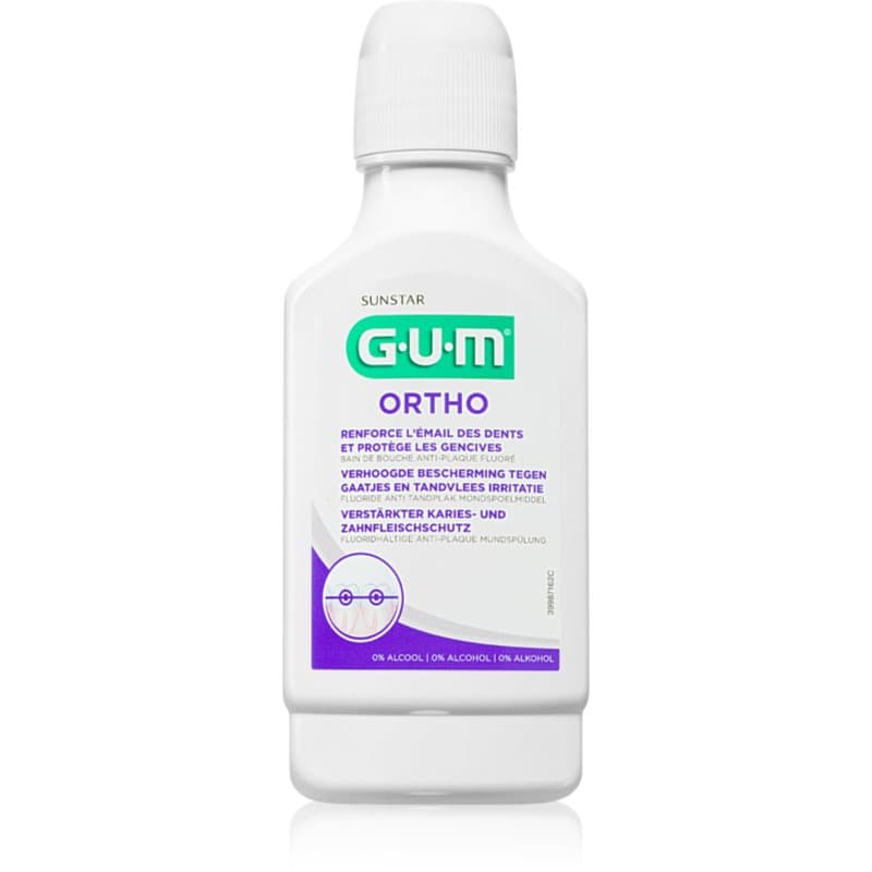 G.U.M Ortho enjuague bucal para usuarios de aparatos fijos 300 ml