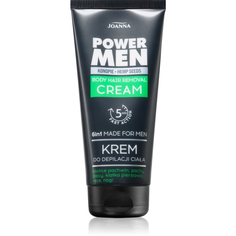 Joanna Power Men Body Hair Removal crema depilatoria para hombre 150 ml