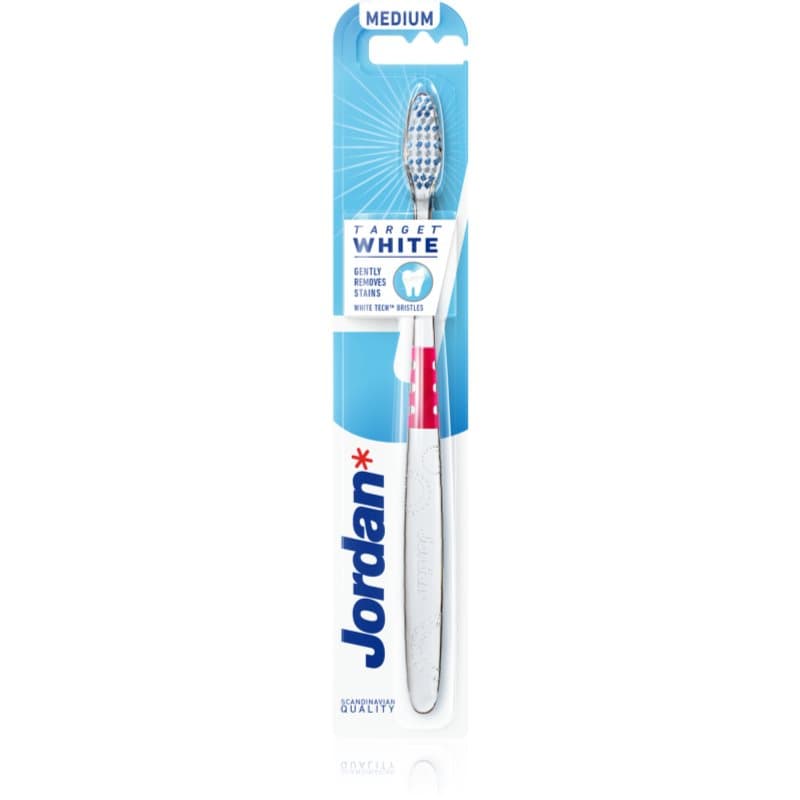 Jordan Target White Medium cepillo de dientes 1 ud