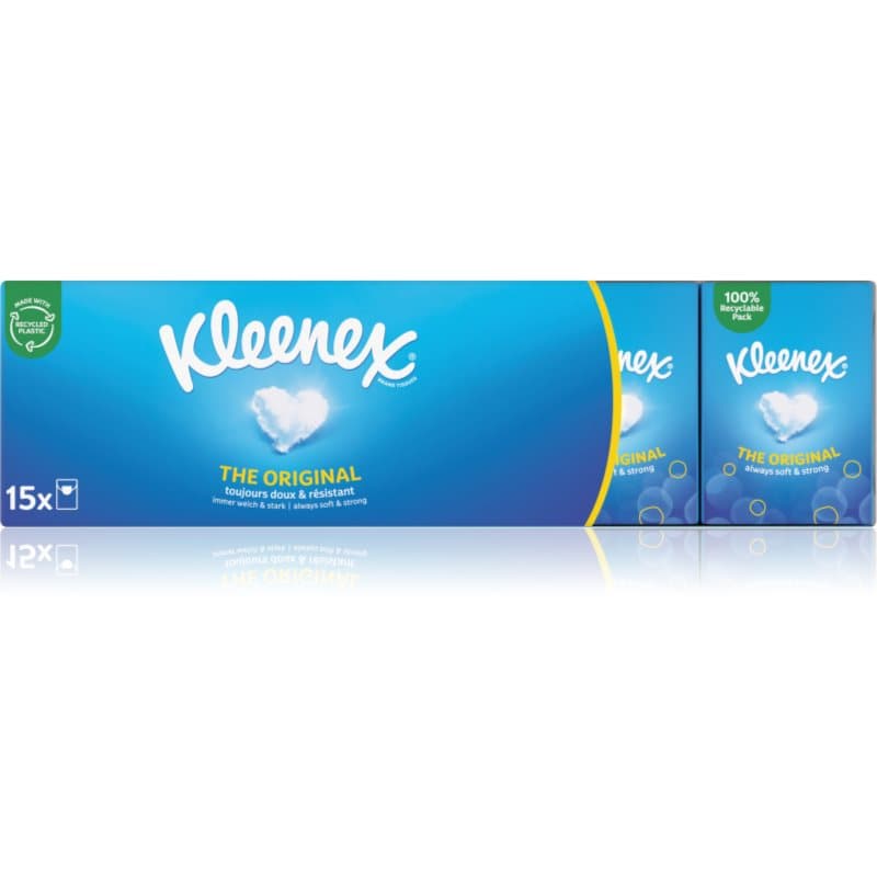 Kleenex Original Mini pañuelos de papel 15x7 ud