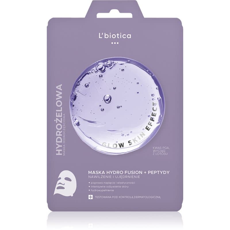 L’biotica PGA Hydro Fusion + Peptides mascarilla intensiva de hidrogel para unificar el tono de la piel 1 ud