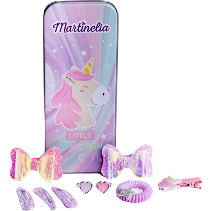Martinelia Little Unicorn Tin Box lote de regalo para niños