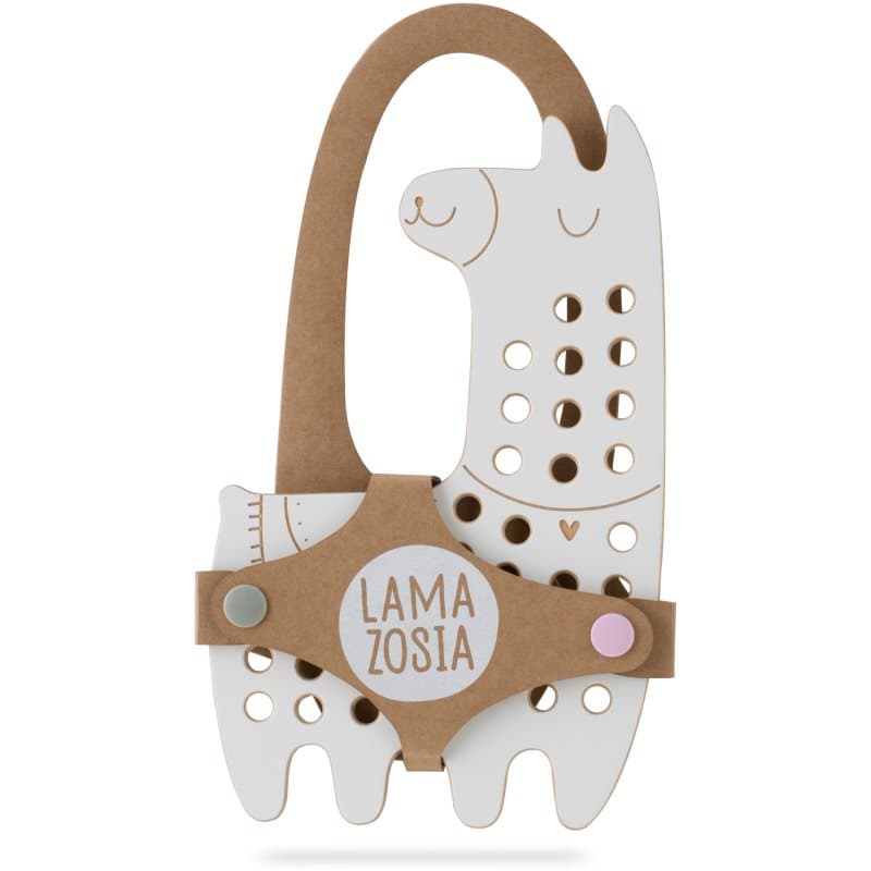 Milin Big Wooden Lacing Toy Lama Lily juguete multiactividades 20,5 cm x 13 cm x 0,7 cm 1 ud