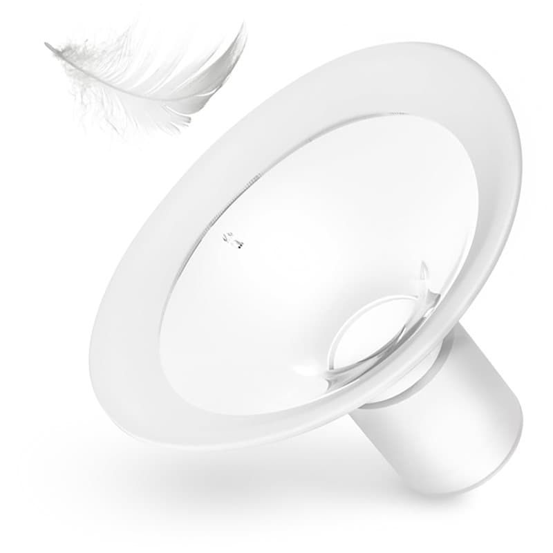 NENO Neno Breast Shield with Connector copa extractora de plástico con conector para sacaleches 24 mm 1 ud
