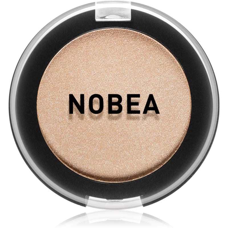 NOBEA Day-to-Day Mono Eyeshadow sombra de ojos con purpurina tono Toasted almond 3,5 g