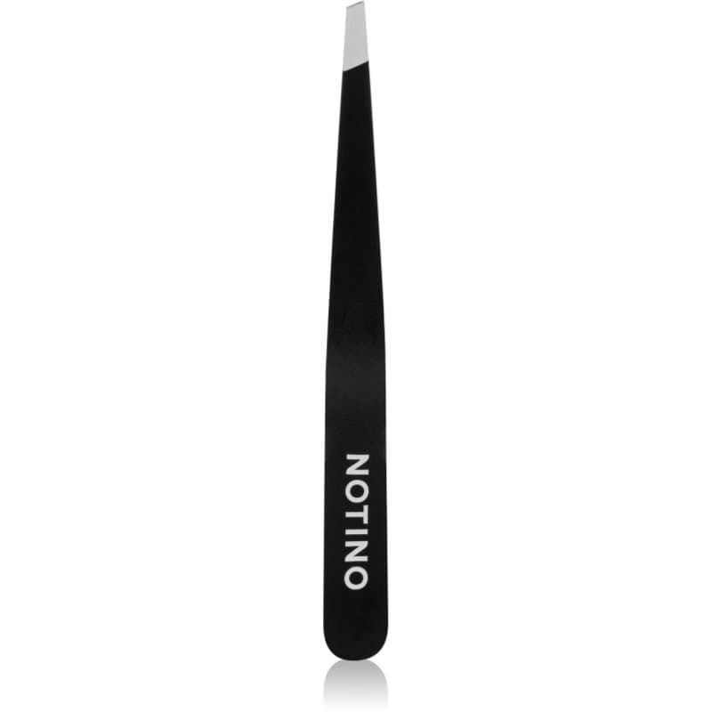 Notino Tweezers Black pinzas de punta inclinada 1 ud