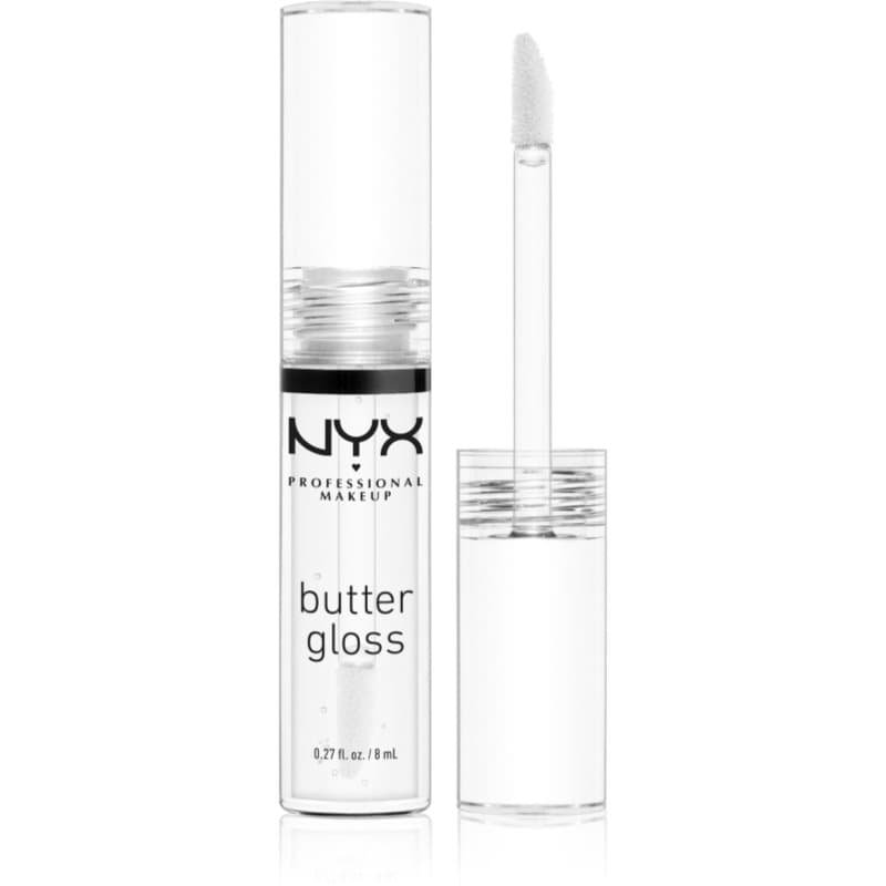 NYX Professional Makeup Butter Gloss brillo de labios tono 54 Sugar Glass 8 ml