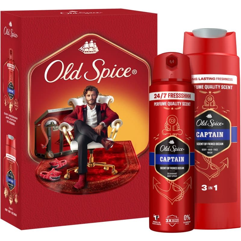 Old Spice Captain Gentleman Set lote de regalo para hombre