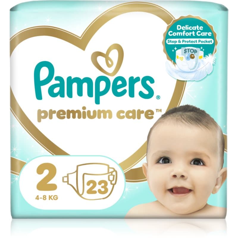 Pampers Premium Care Size 2 pañales desechables 4-8 kg 23 ud