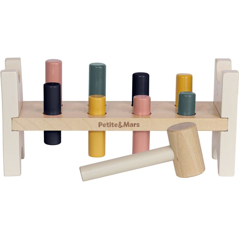 Petite&Mars Big Bang Wood of Mars banco de actividades de madera 12 m+ 1 ud