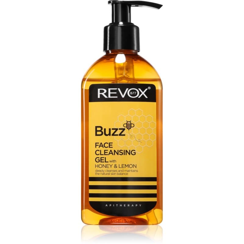 Revox B77 Buzz Face Cleansing Gel gel limpiador energizante para el rostro Lemon & Honey 180 ml