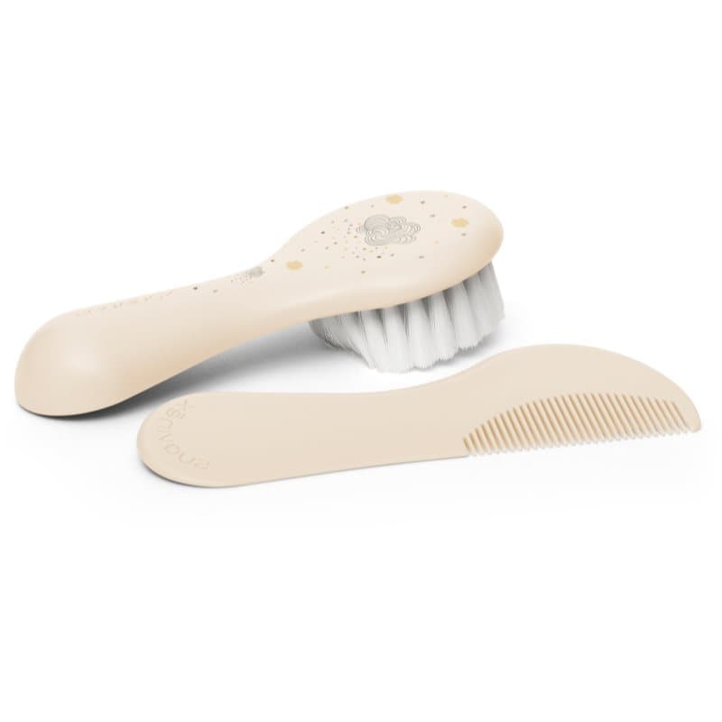 Suavinex Dreams Brush-comb Set set para bebé lactante Nude 2 ud