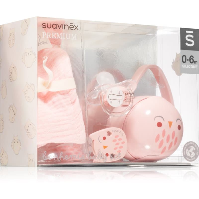 Suavinex Bonhomia Gift Set Pink lote de regalo para bebé lactante