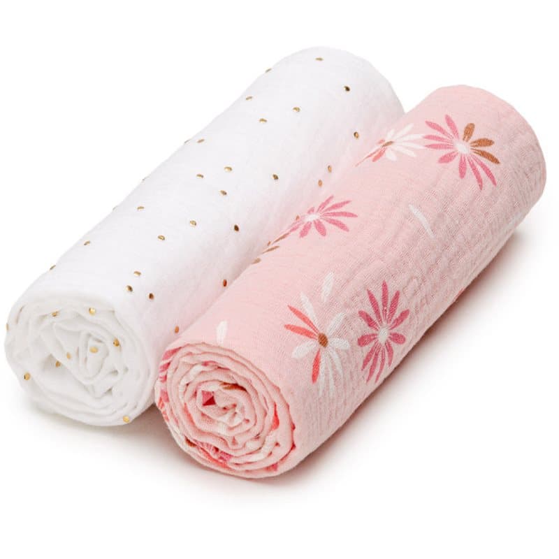 T-TOMI BIO Muslin Diapers muselinas Lily 65x65 cm 2 ud
