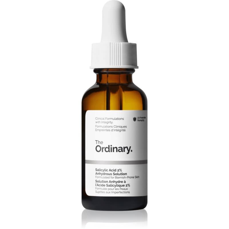 The Ordinary Salicylic Acid 2% Anhydrous Solution sérum facial para unificar el tono de la piel 30 ml
