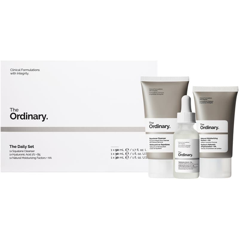 The Ordinary The Daily Set lote de regalo con efecto humectante