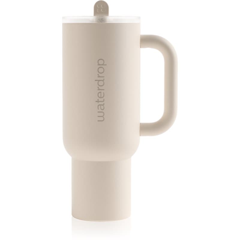 Waterdrop Explorer Tumbler vaso de acero inoxidable con pajita White 1 ud