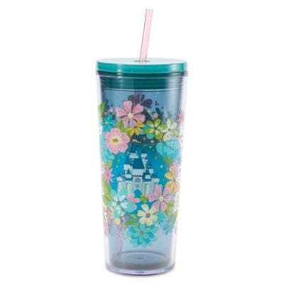 Vaso floral pajita y castillo La Cenicienta, Walt Disney World