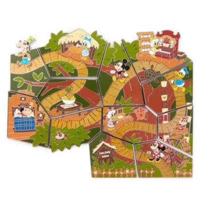 Pin misterioso edición limitada Casa árbol familia Robinson, Walt Disney World, serie Disney Attraction Map Puzzles