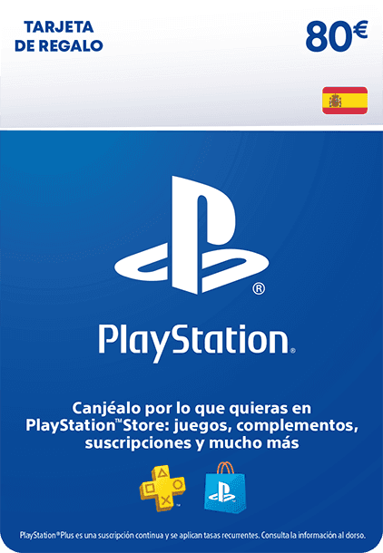 Tarjeta PlayStation 80€ | Tarjeta PSN