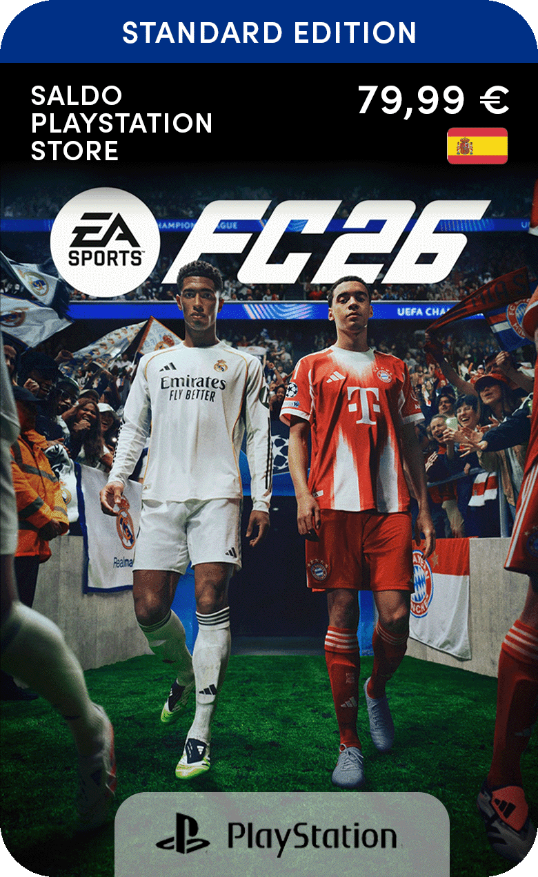 EA SPORTS FC 26 Edición Estándar - Saldo de PlayStation | Tarjeta PSN