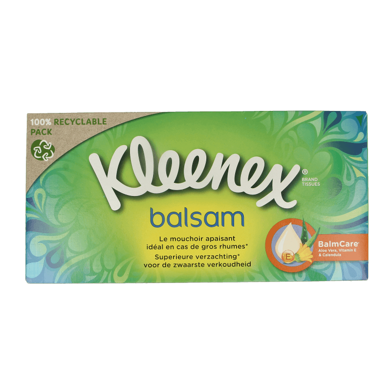 Kleenex Caja de pañuelos Balsam 64 unidades