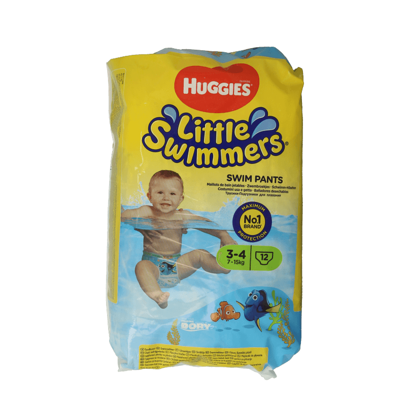 Huggies Little Swimmers talla 3-4 7-15 kg 12 unidades