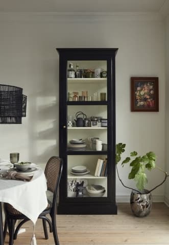 Nordal Silla Wicky mimbre - negro