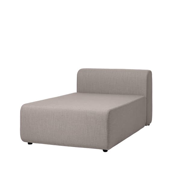 Broste Copenhagen Chaise longue módulo lagoon - latte