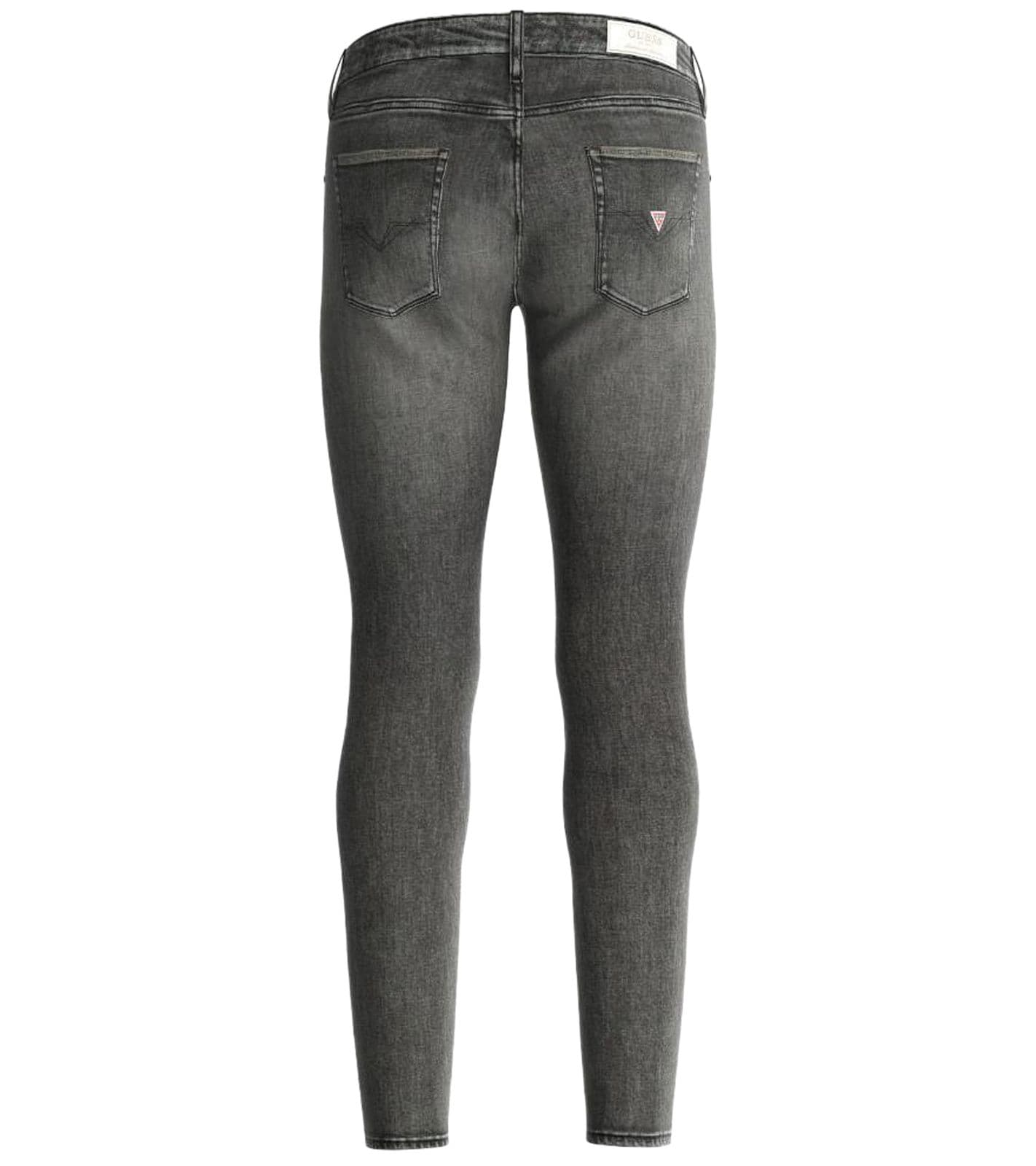 GUESS Vaqueros ajustados de moda para hombre con pantalones de uso diario estilo 5 bolsillos M3YA27D4U42 DRMM gris view 2