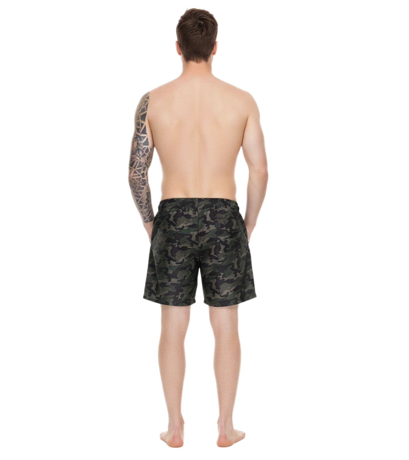 Bañador Pierre Cardin camuflaje para hombre LA203937 caqui view 2