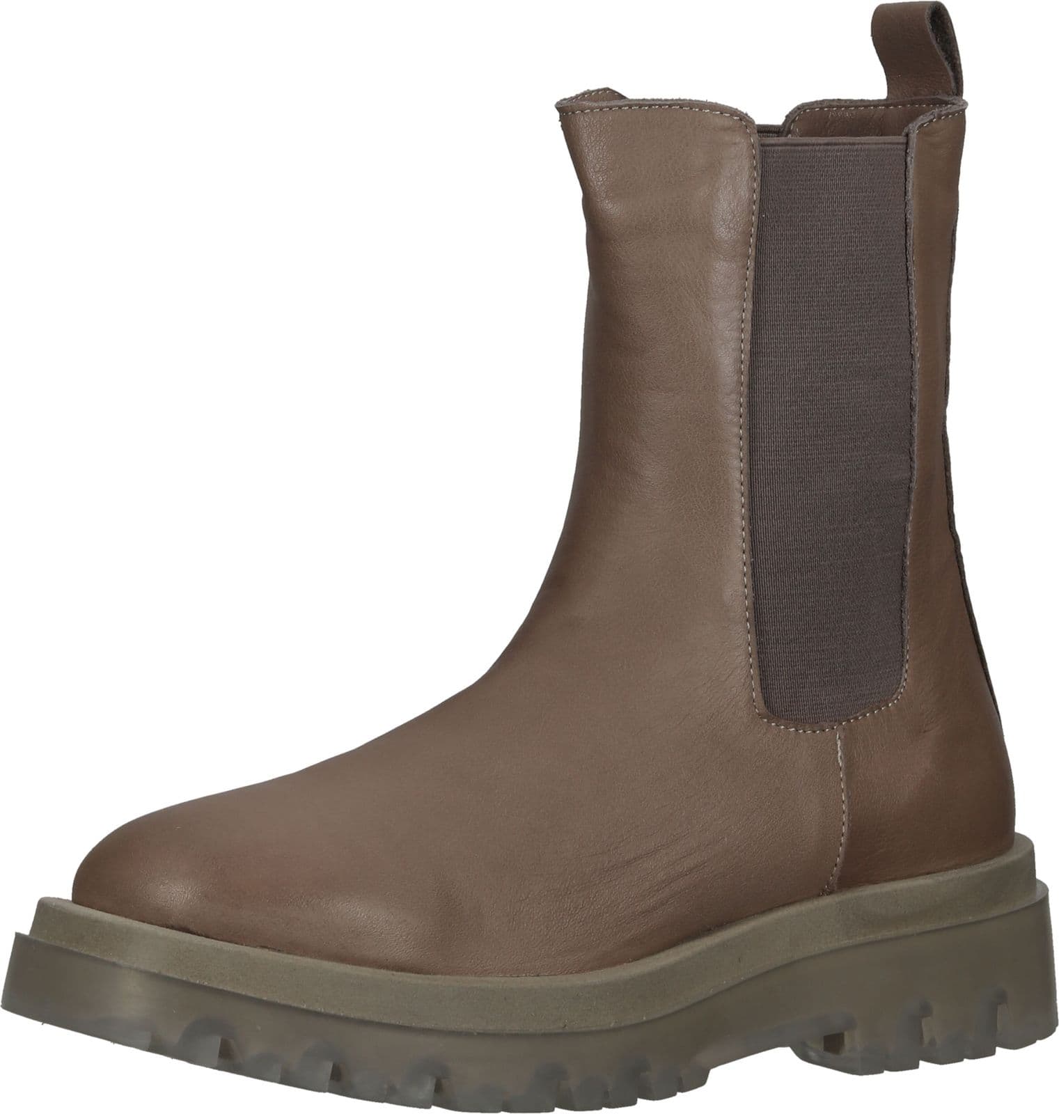 Elegantes botines LAZAMANI, zapatos sin cordones para mujer, 67.071 beige topo