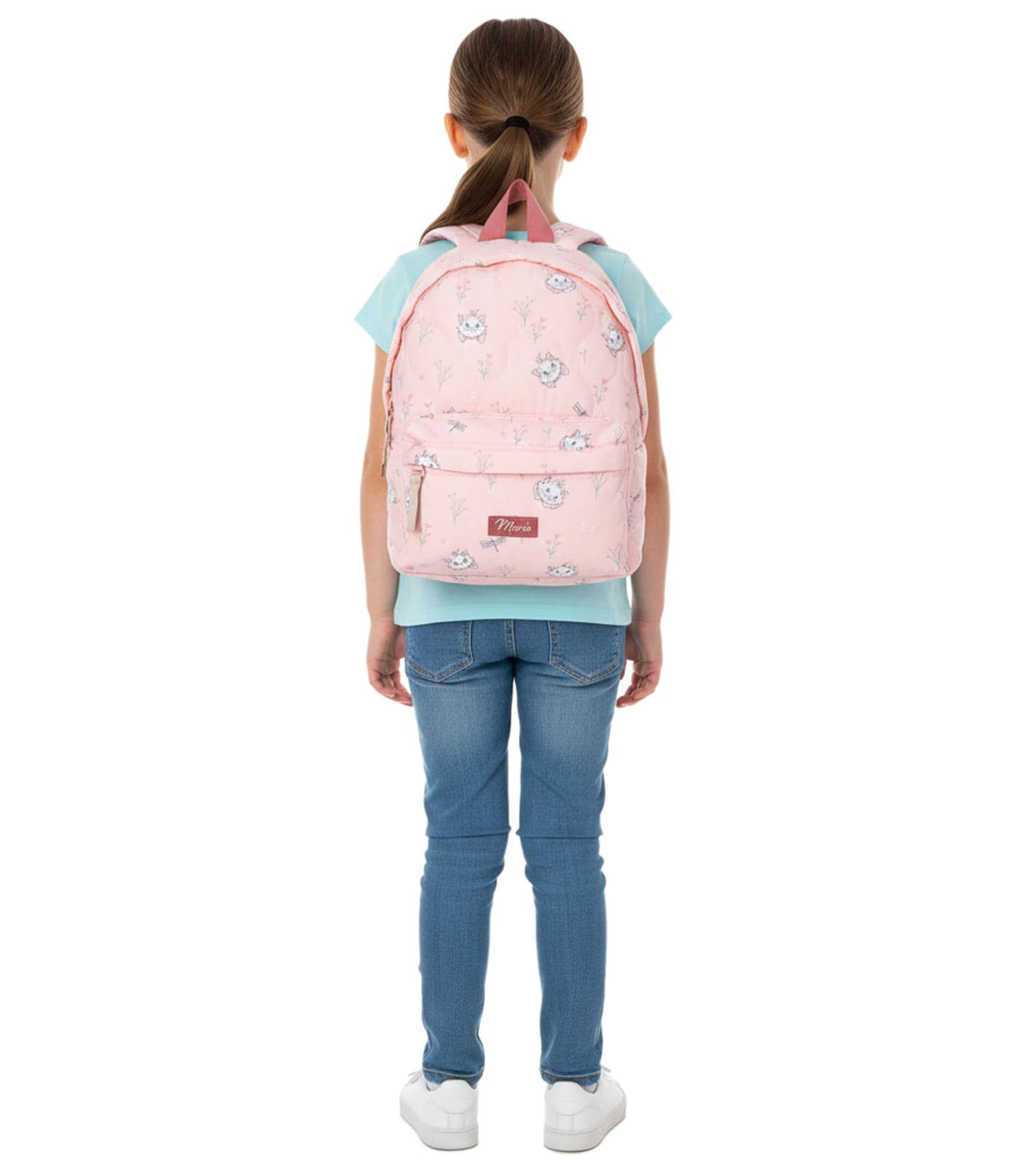 Mochila infantil VADOBAG Disney para niñas con un bonito diseño de Marie, mochila para guardería, 8 L, 770-00463 rosa