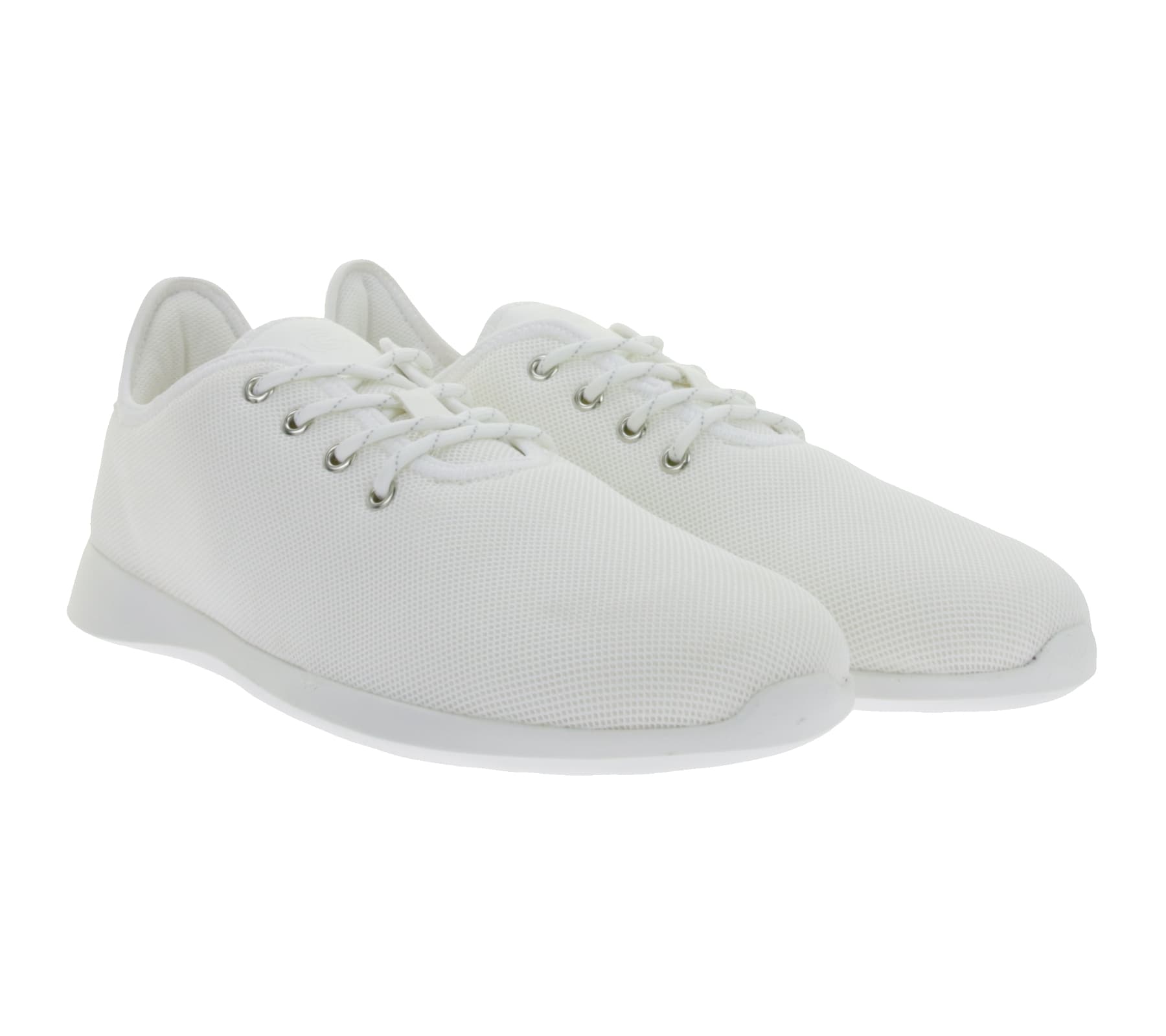 Zapatillas bajas transpirables GROUNDIES Balance 2.0 para hombre con suela TrueSense, con cordones, GND-230259-02, color blanco
