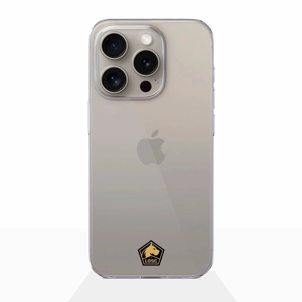 LOSC Lille Official Minimal Crest Clear Phone Case