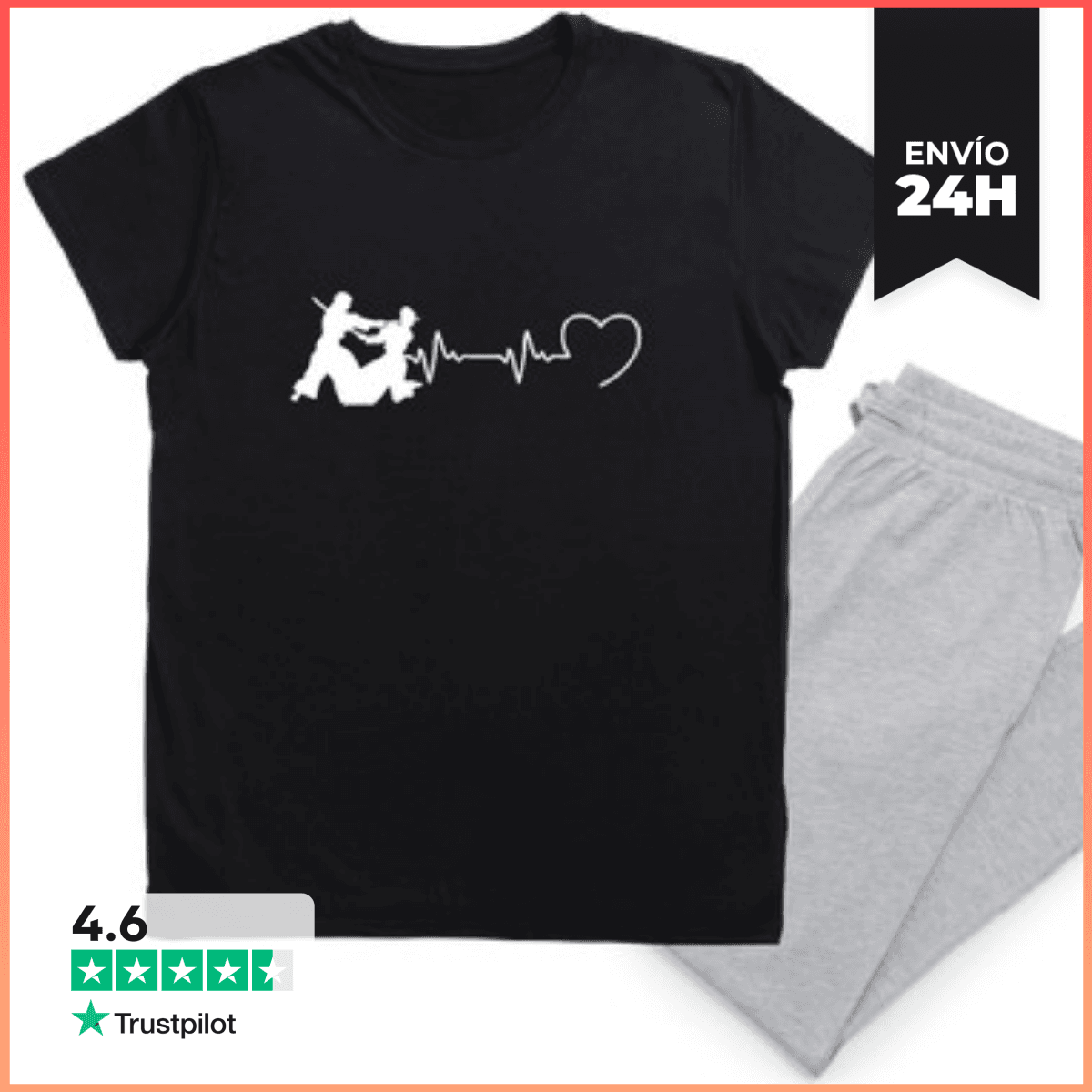 Pijama aikido hombre vencer humor laTostadora