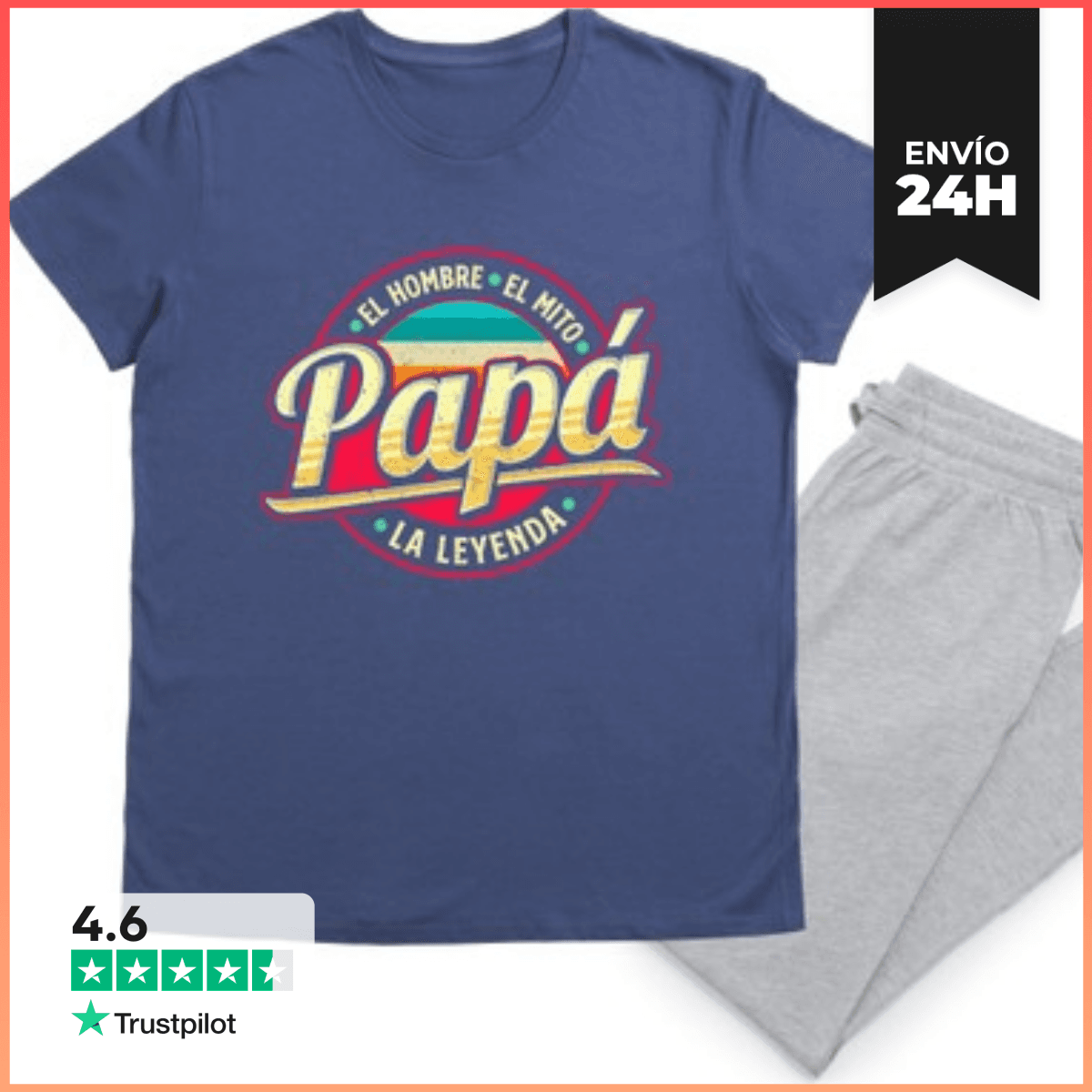 Pijama Papá El Hombre El Mito La Leyenda Día Del Padre regalos