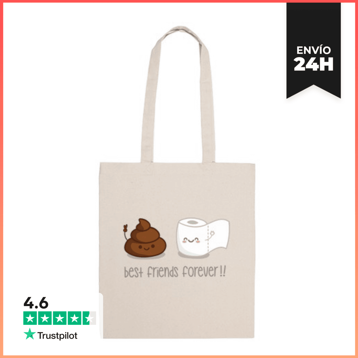 Bolsa De Tela Friends forever! laTostadora