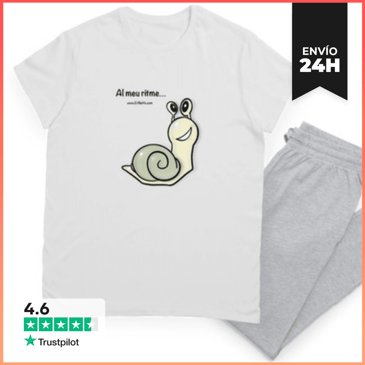 Pijama CARACOL PIJAMA BLANCO laTostadora