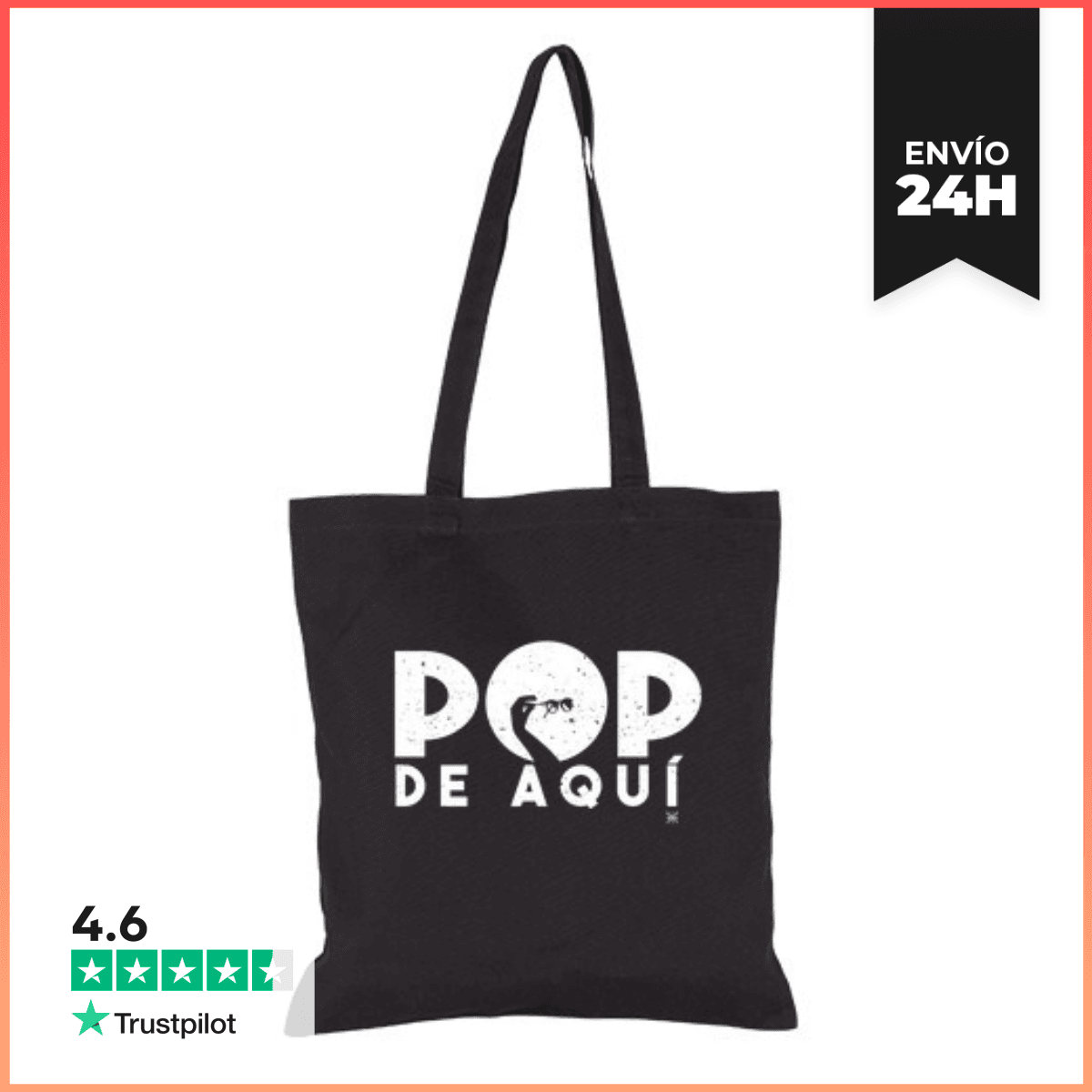 Bolsa De Tela POP DE AQUÍ laTostadora