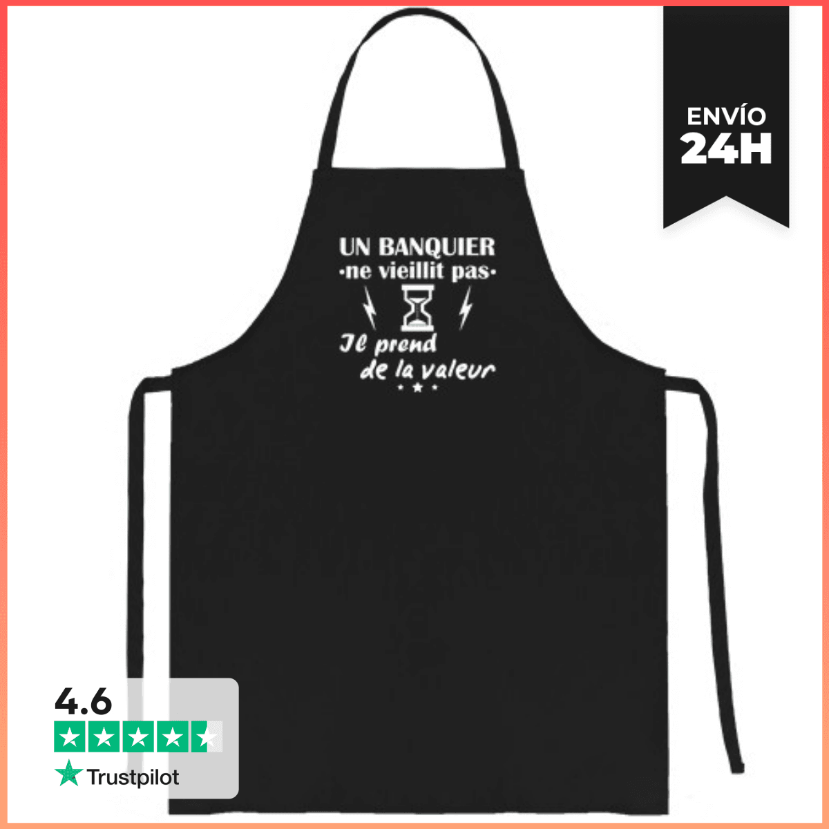 Delantal banquero idea de regalo de cumpleaños laTostadora