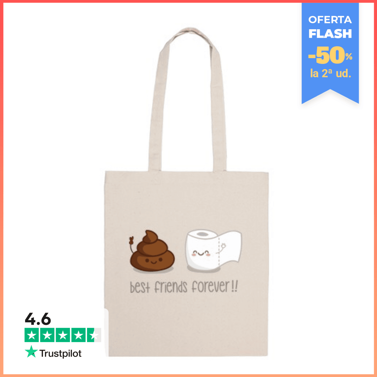 Bolsa De Tela Friends forever! laTostadora