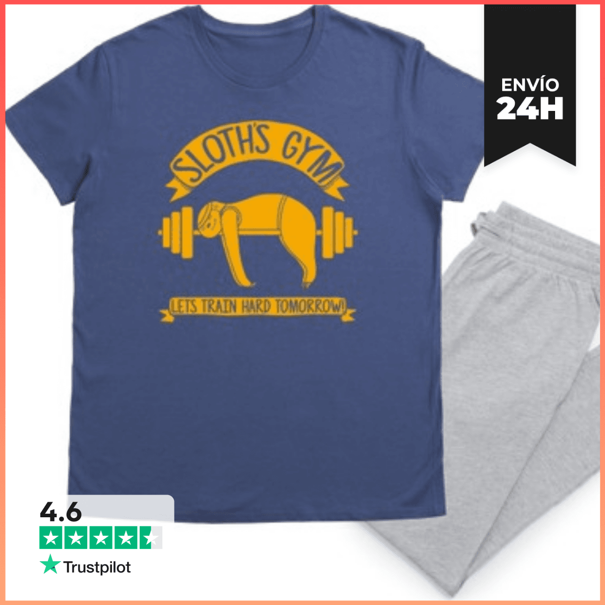 Pijama Sloth Gym laTostadora