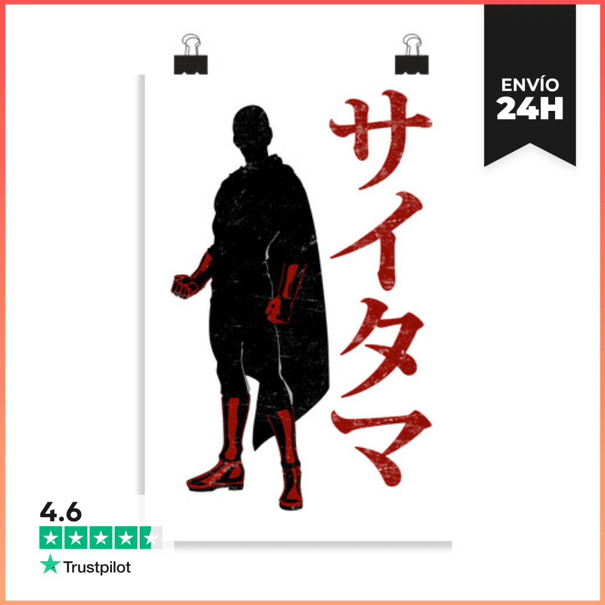 Póster Vertical 2:3 - (20 X 30 Cm) Lethal Punch laTostadora