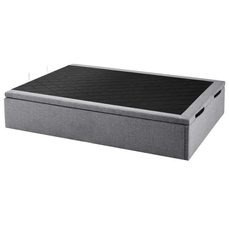 Canapé Abatible Tapizado Tokio transpirable altura 34 cm Gris 180x200 cm