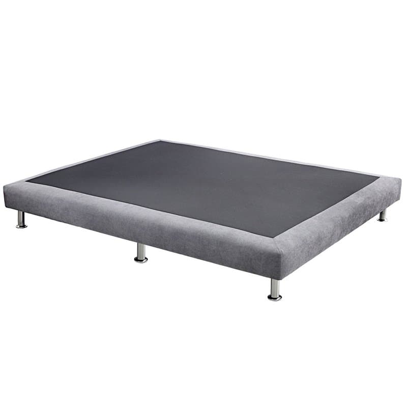 Base tapizada Deco tejido Antimanchas 3D transpirable estructura de madera 135x190 cm Antracita