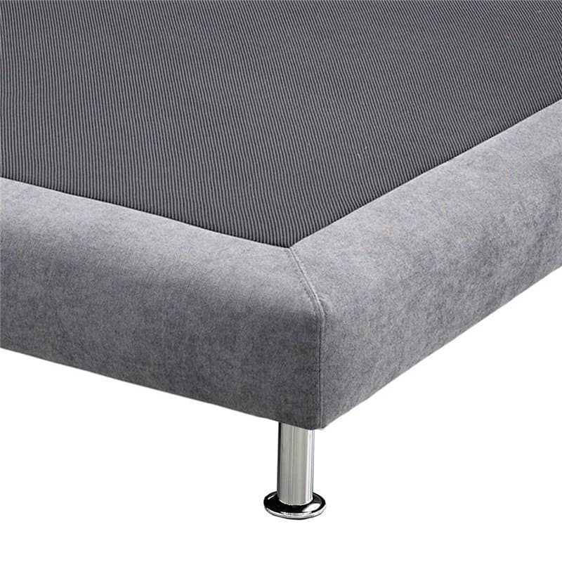 Base tapizada Deco tejido Antimanchas 3D transpirable estructura de madera 135x190 cm Antracita