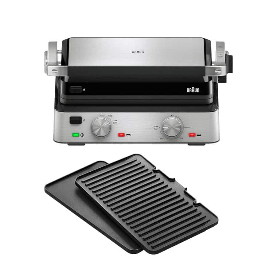 El MultiGrill 7CG 7020 Negro/Acero inoxidable