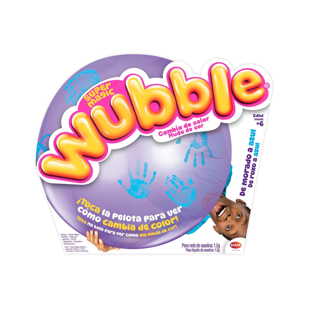 Bizak - Burbuja Super Magic Wubble surtido dos colores Bizak.