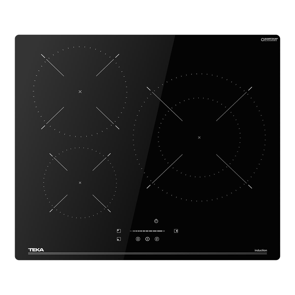 Teka - Placa Inducción Teka con 3 zonas de cocción - IBC 63110 SSM BK.